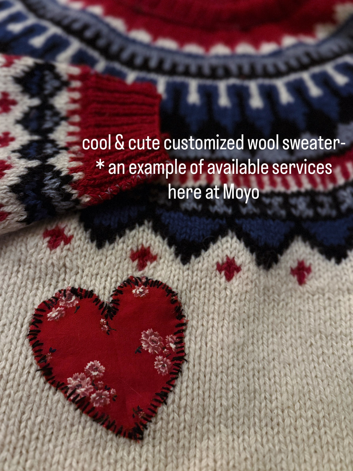 (re)worked clothing items