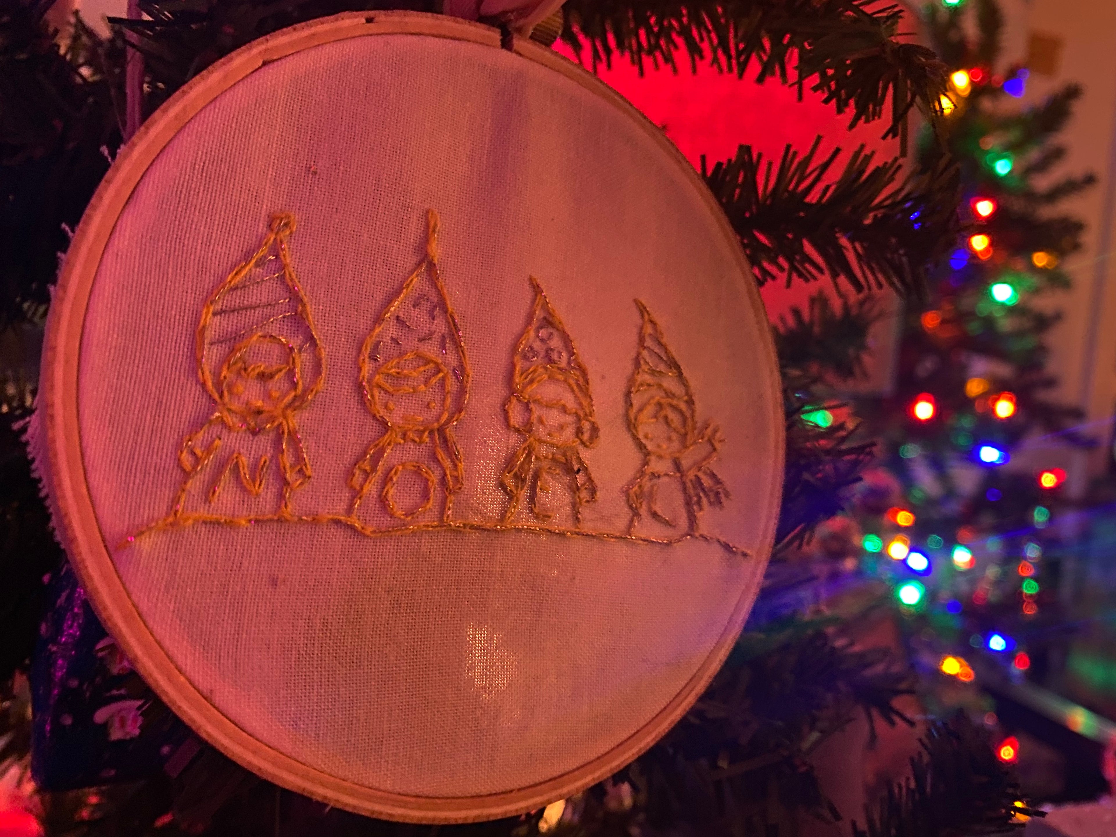 Custom Embroidered Hoop