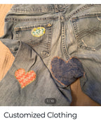 (re)worked clothing items