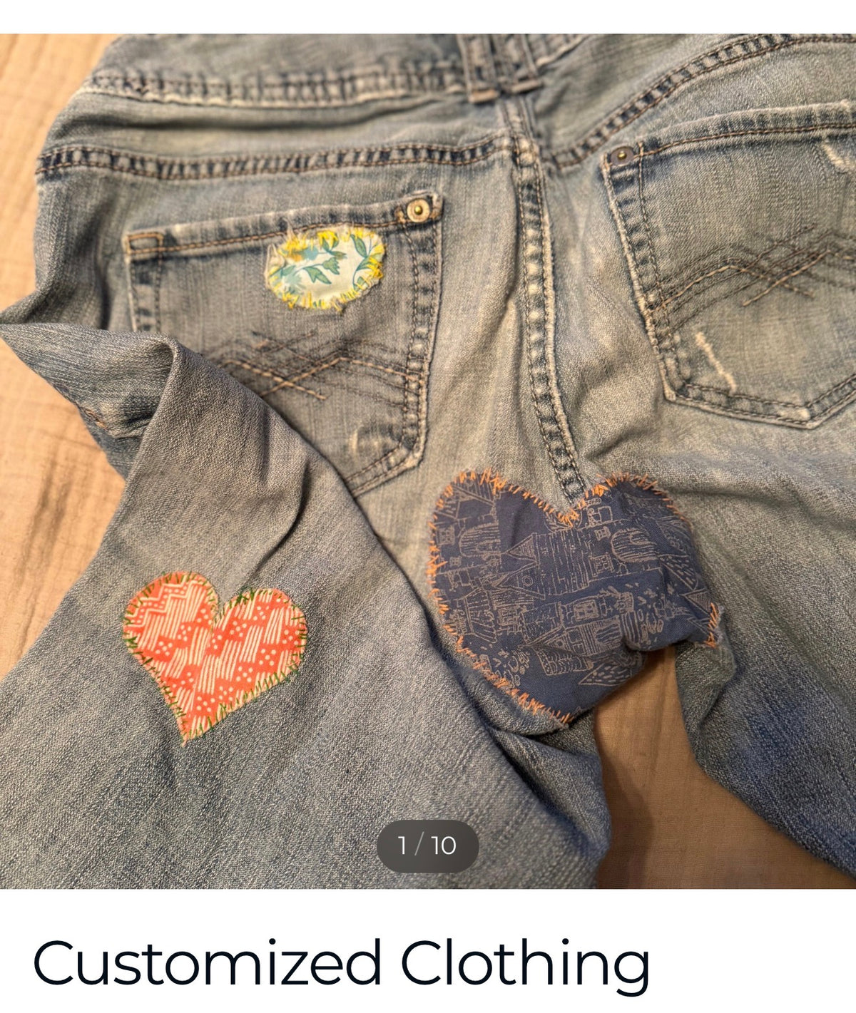 (re)worked clothing items