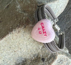 CRAZY 4 U heart bracelet