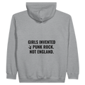 Grrrrls Invented Punk Rock zip hoodie