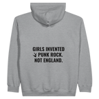 Grrrrls Invented Punk Rock zip hoodie