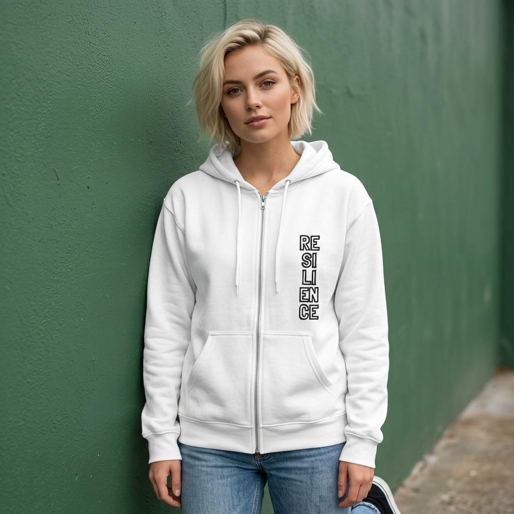 RESILIENCE  zip hoodie