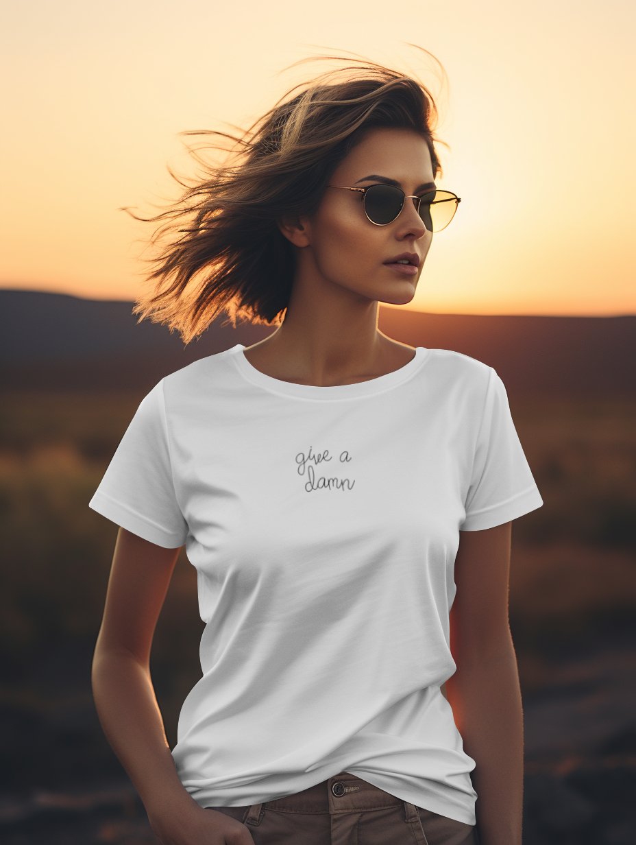 GIVE A DAMN Tee