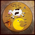 Hand-Painted Stool